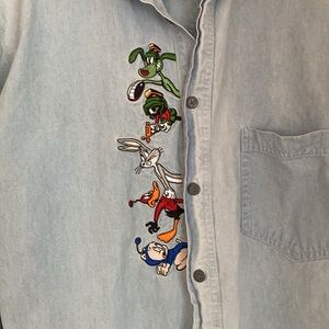 Vintage Marvin, the Martian button down